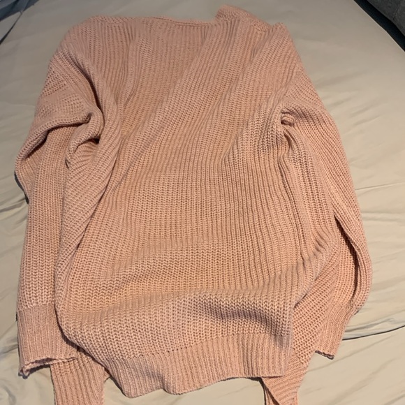 Super cozy oversized pink knit sweater - Picture 3 of 3